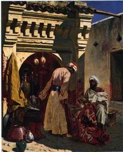 Arab or Arabic people and life. Orientalism oil paintings 150